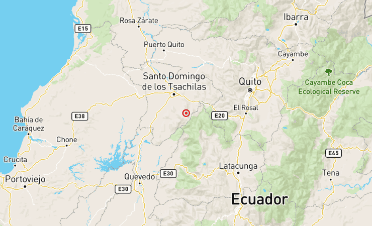 El Instituto Geofísico (IG) reportó la mañana de este jueves, 03 de julio de 2025, un sismo en la provincia de Santo Domingo de los Tsáchilas, con epicentro en el cantón Santo Domingo.