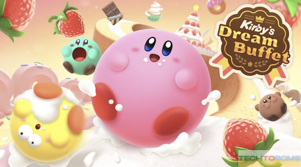 Arte chave do Kirby's Dream Buffet