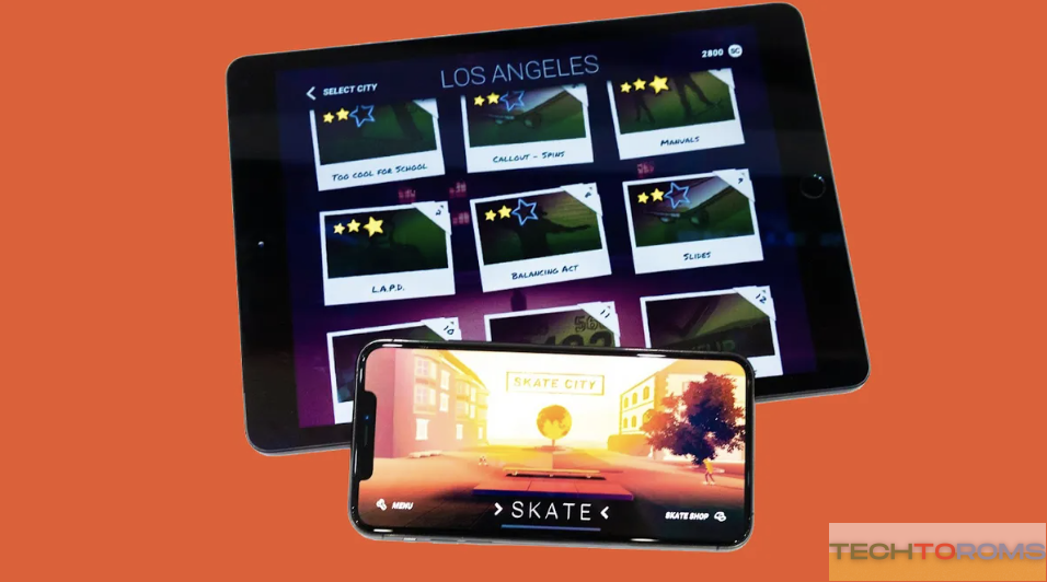 Apple Arcade-videogames spelen op een iPhone