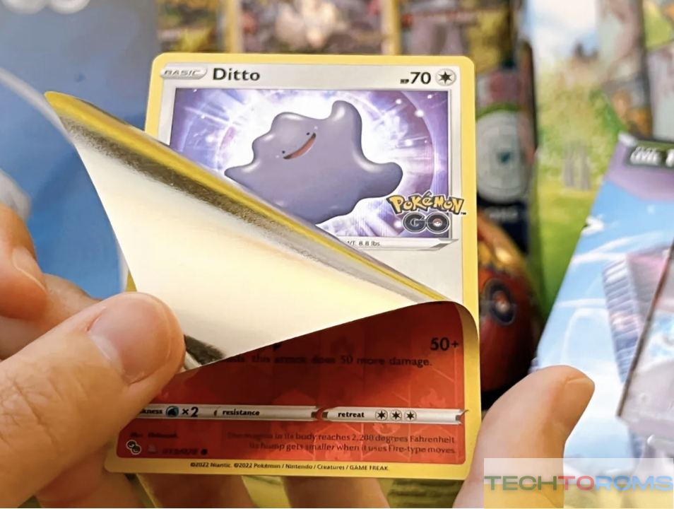 Pokemon Ditto trading card
