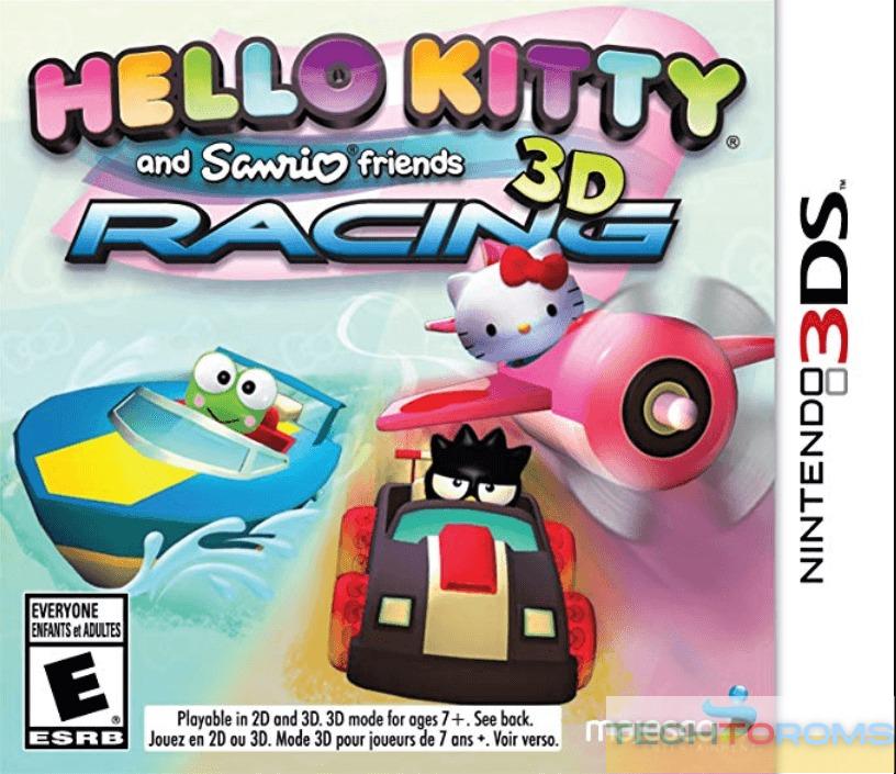 Hallo Kitty en Sanrio Friends: 3D Racing