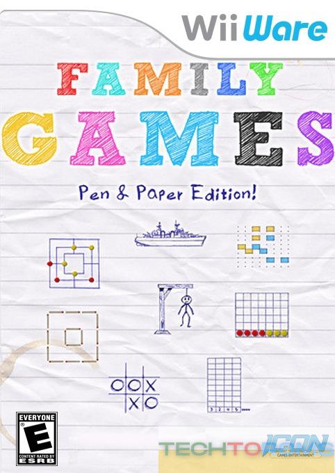 Family Games: Pen & Paper Edition!