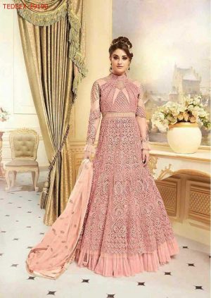 Glossy Royal Style Indian festival Collection Gown With Heavy Embroi