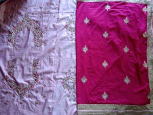 lace butta concept packing saree