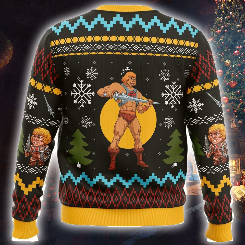 The Good Power Of Christmas Heman Ugly Christmas Sweater