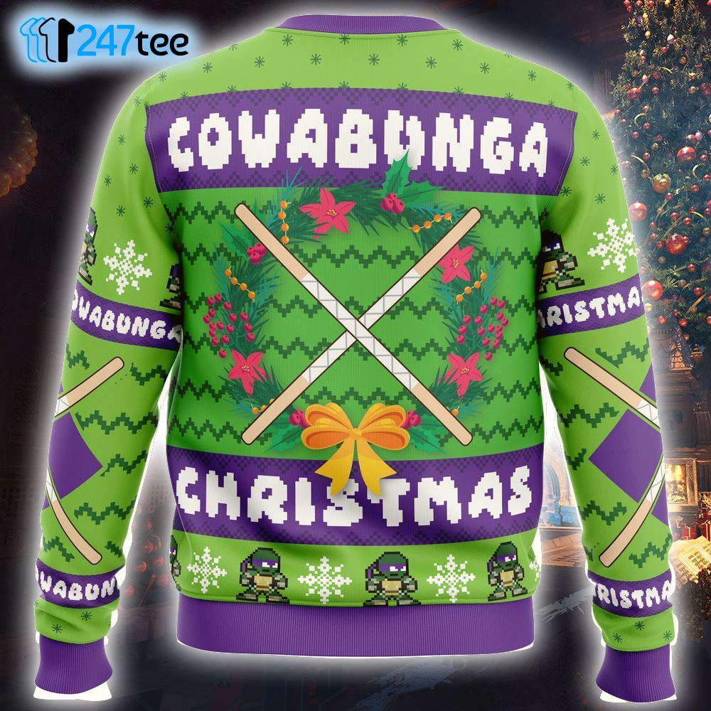 Cowabunga Donatello Christmas Teenage Mutant Ninja Turtles Ugly cowabunga-donatello-christmas-teenage-mutant-ninja-turtles-ugly