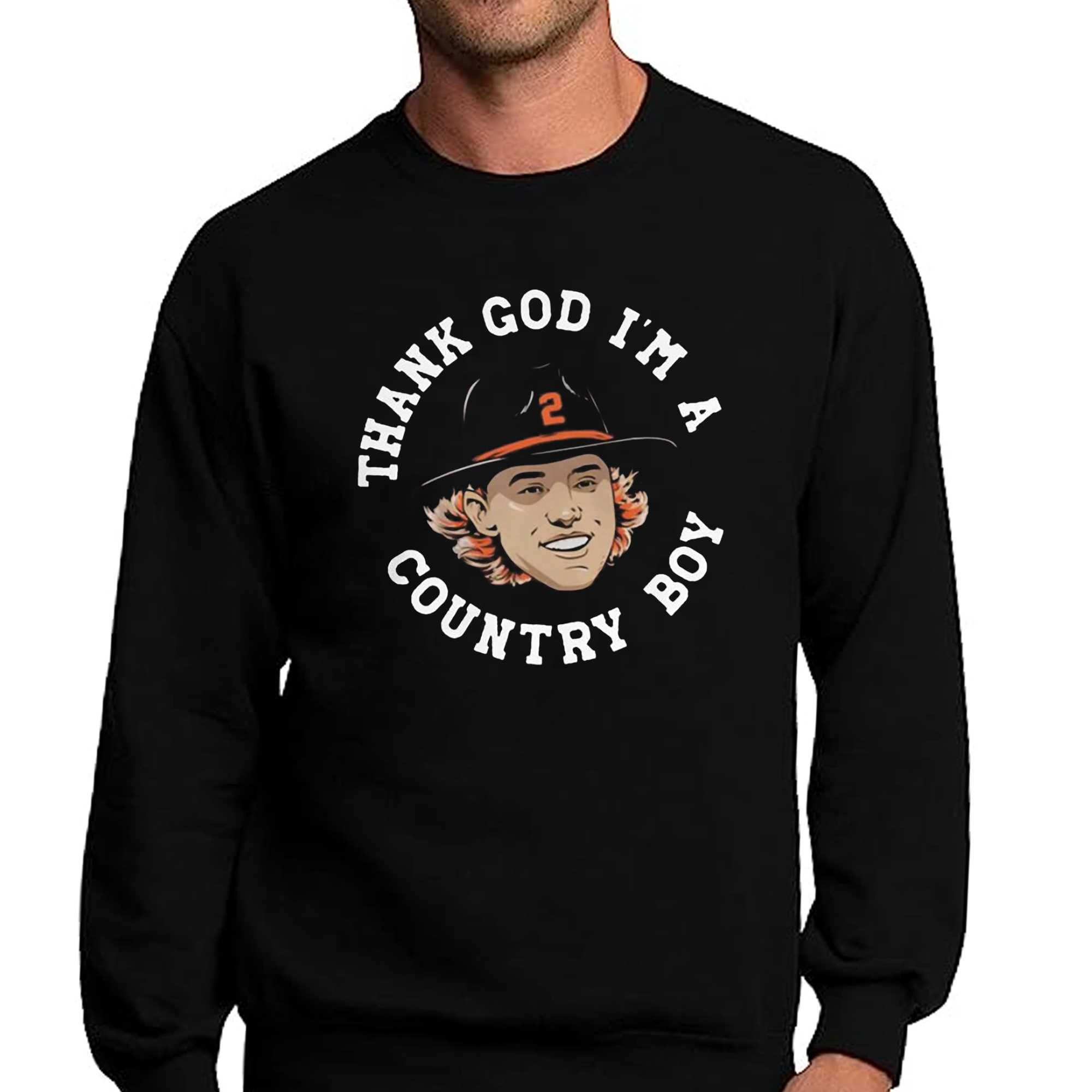 Official Gunnar Henderson Thank God I'm A Country Boy Tshirt