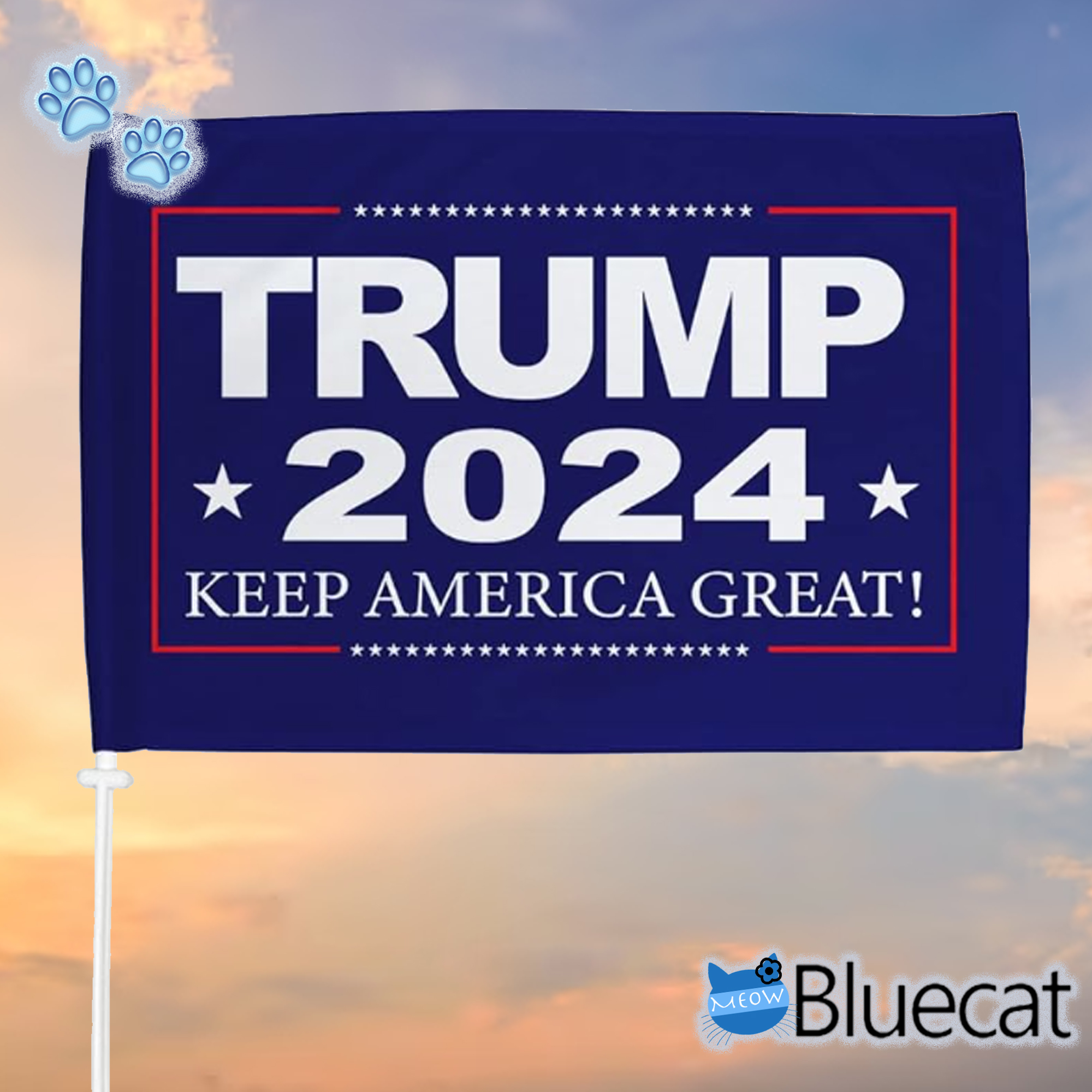 Trump 2024 Keep America Great Flag