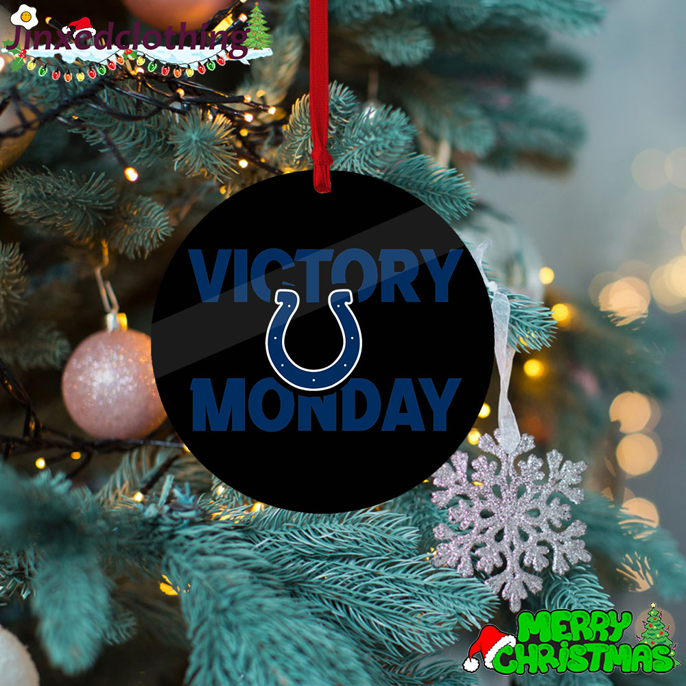 Indianapolis Colts Victory Monday Christmas Ornament - Jinxedclothing Store
