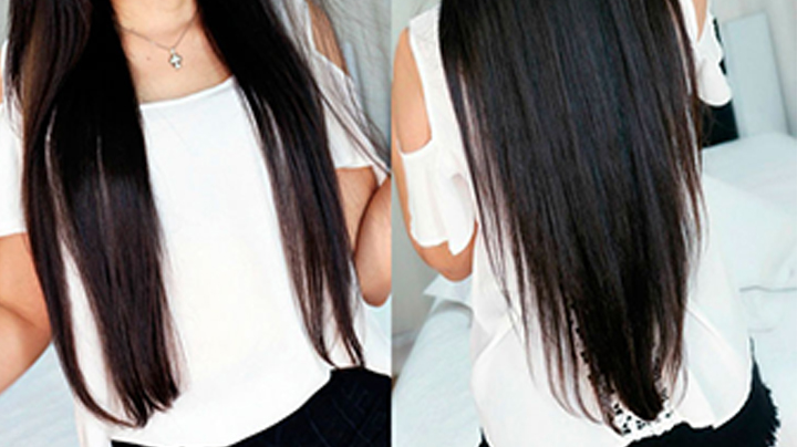 Promoção: Mega Hair 100gm Cabelo Escuro + coloração + hidratação + escova