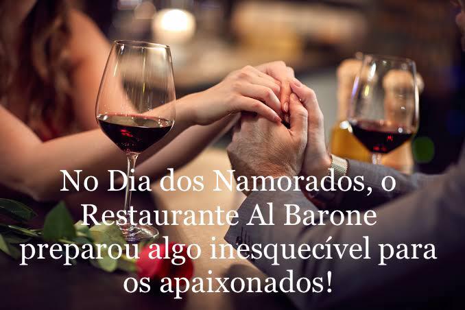 Promoção: No dia dos Namorados, o restaurante Al Barone preparou algo inesquecível para os apaixonados