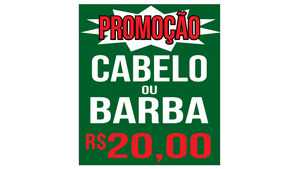 oferta Promoção Cabelo ou Barba da empresa Barbearia Ponta Negra