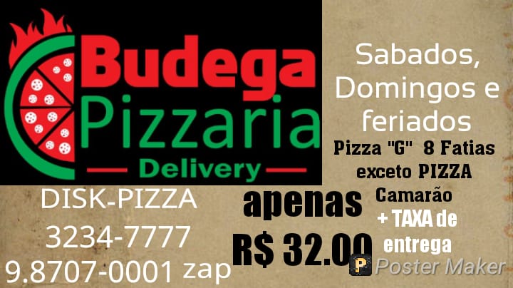 Promoção: Promoção Pizza G 8 Fatias