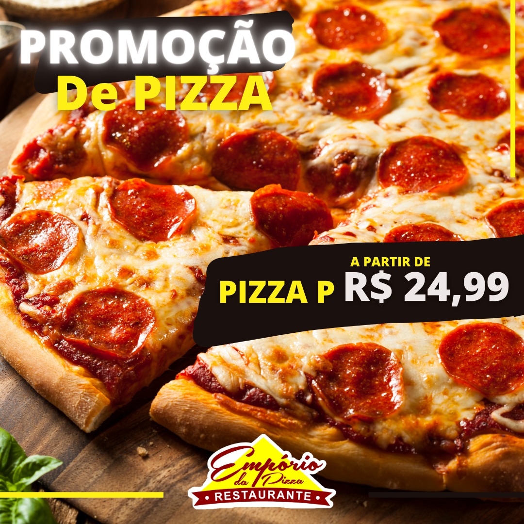 Promoção: promoção de Pizza P