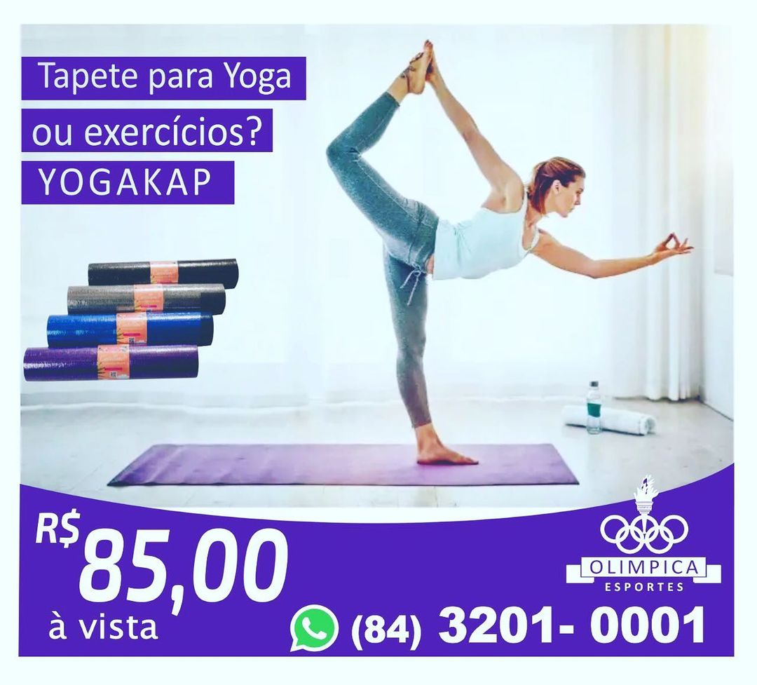 Promoção: YogaKap Tapete para Yoga e Exercícios