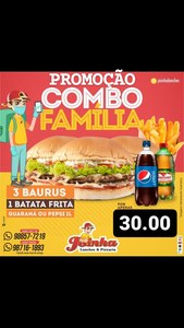 oferta Promoção Combo Família Joinha Lanches da empresa Joinha Lanches e Pizzaria