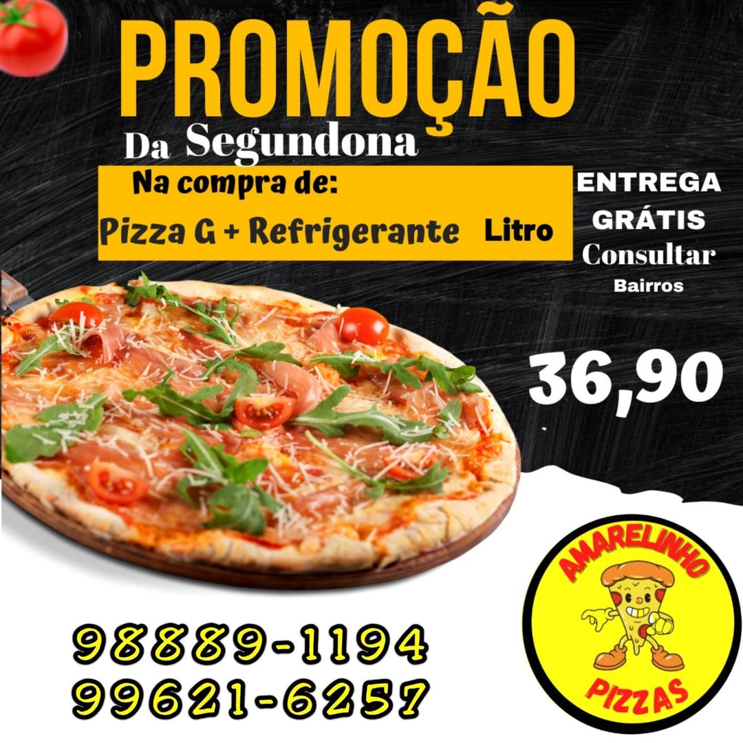 Promoção: Promoção Segundona Pizza G + Refrigerante