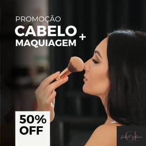 oferta Promoção Cabelo + Maquiagem da empresa Gorete Lima Make Up