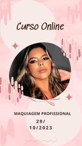 oferta Curso Online de Maquiagem Profissional da empresa Gorete Lima Make Up