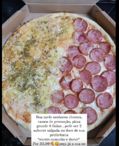 oferta Promoção Pizza Grande(08 fatias) da empresa Ronnie Lanches e Pizzaria