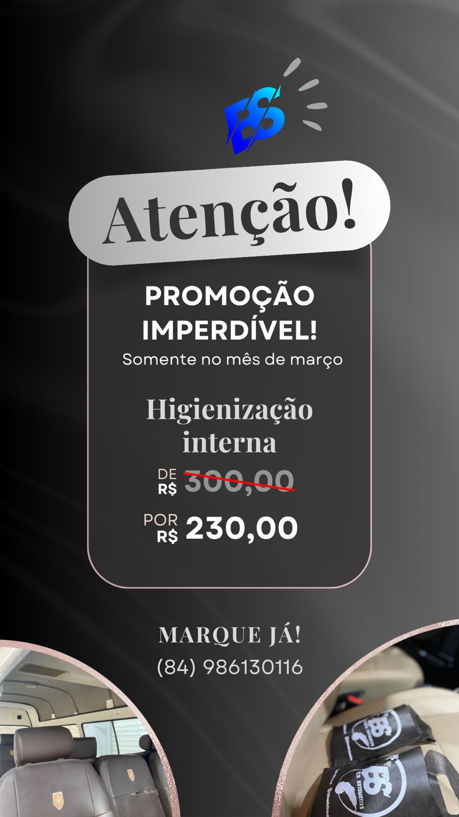 Promoção: HIGIENIZAÇÃO INTERNA EM SUPER OFERTA!