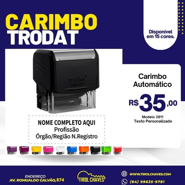 Promoção: CARIMBO AUTOMÁTICO