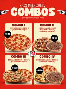 oferta Combos Especiais todos os dias é aqui! da empresa Pix Pizza JP