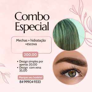 oferta COMBO ESPECIAL da empresa Gorete Lima Make Up