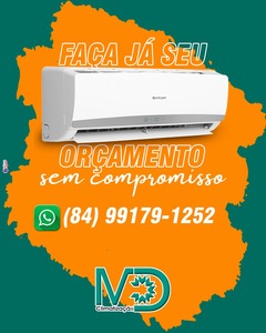 oferta FAÇA AGORA MESMO SEU ORÇAMENTO GRÁTIS! da empresa MD Refrigeração Natal - Ar Condicionado Split e Geladeira