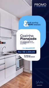 oferta COZINHA PLANEJADA da empresa MVN Projetados