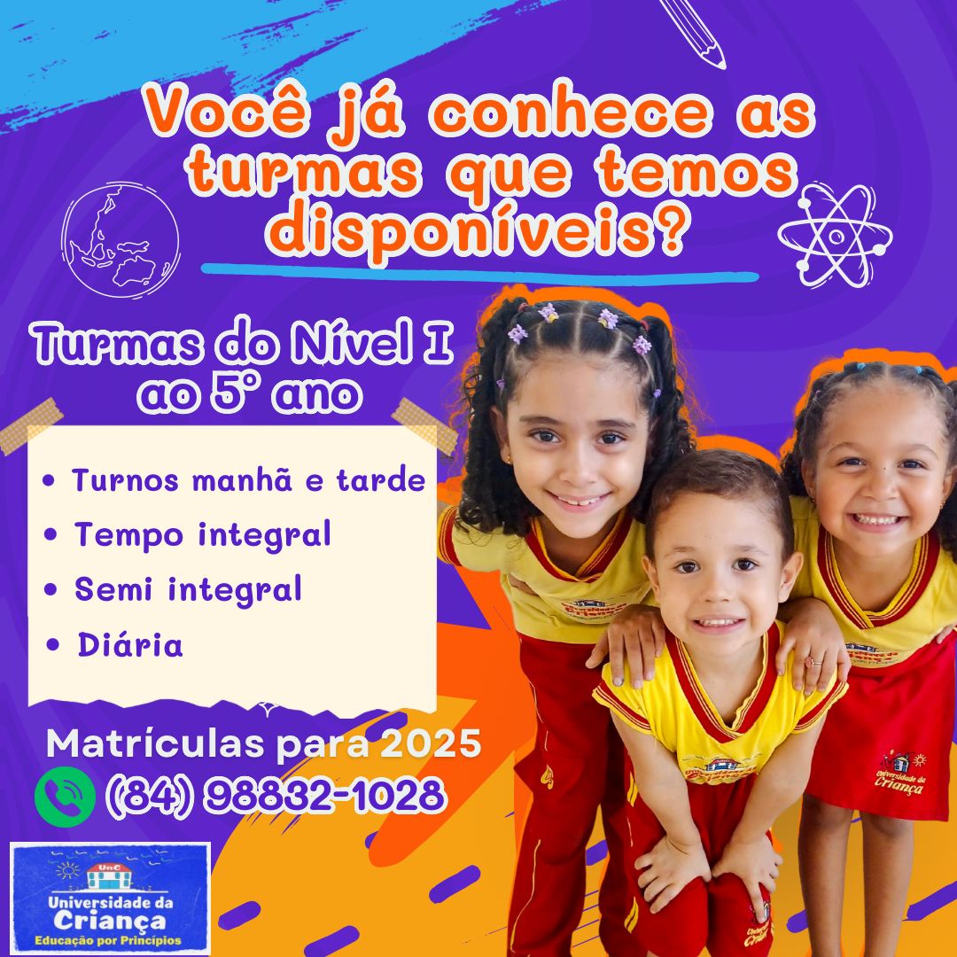 Promoção: MATRÍCULAS ABERTAS 2025