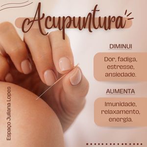 oferta ACUPUNTURA  da empresa Espaço Juliana Lopes Massoterapia e Estética