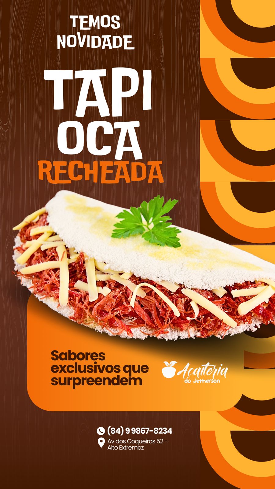 Promoção: TAPIOCA RECHEADA