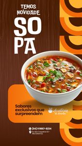 oferta SOPA da empresa Açaiteria e Lanchonete do Jetherson