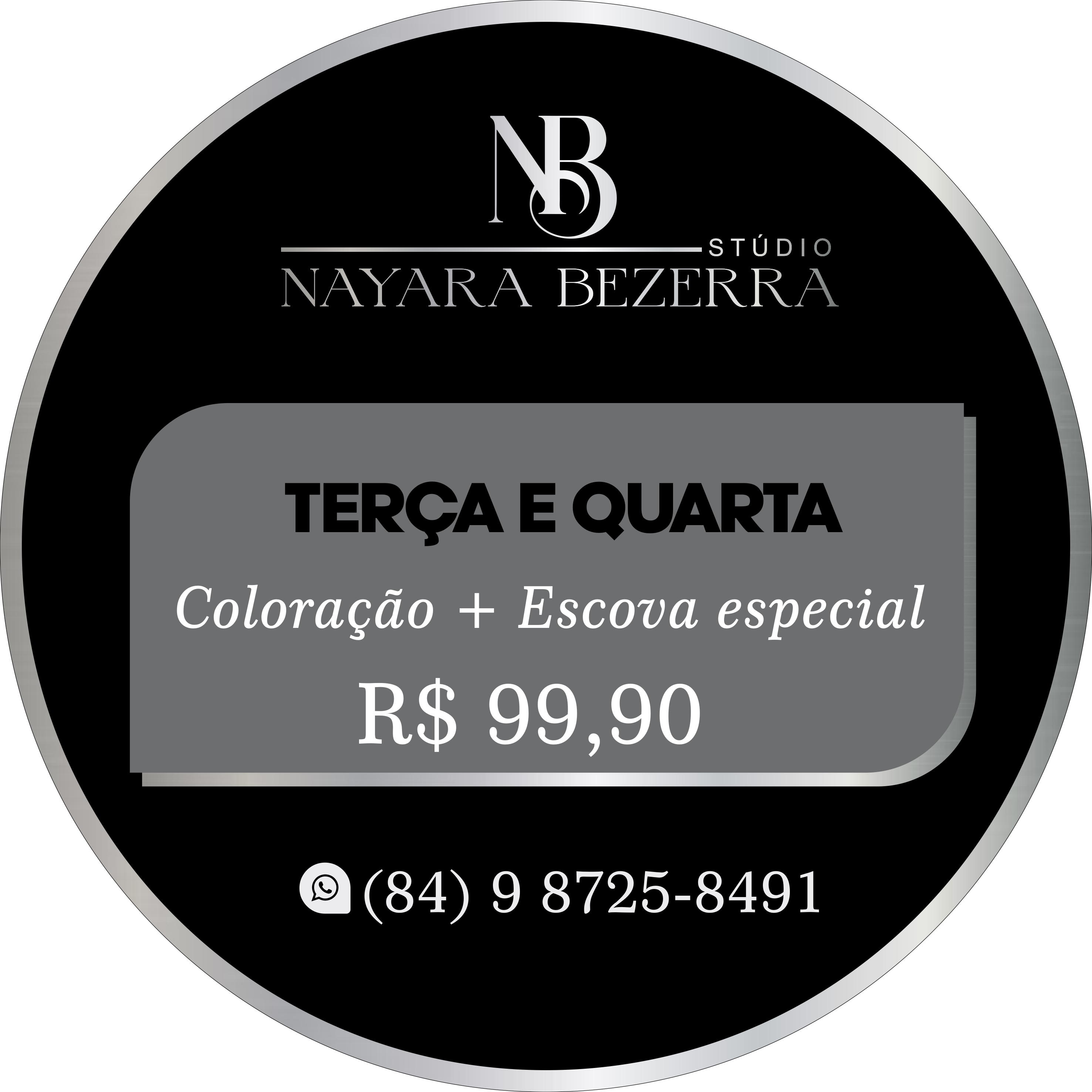 Promoção: COLORAÇÃO + ESCOVA ESPECIAL