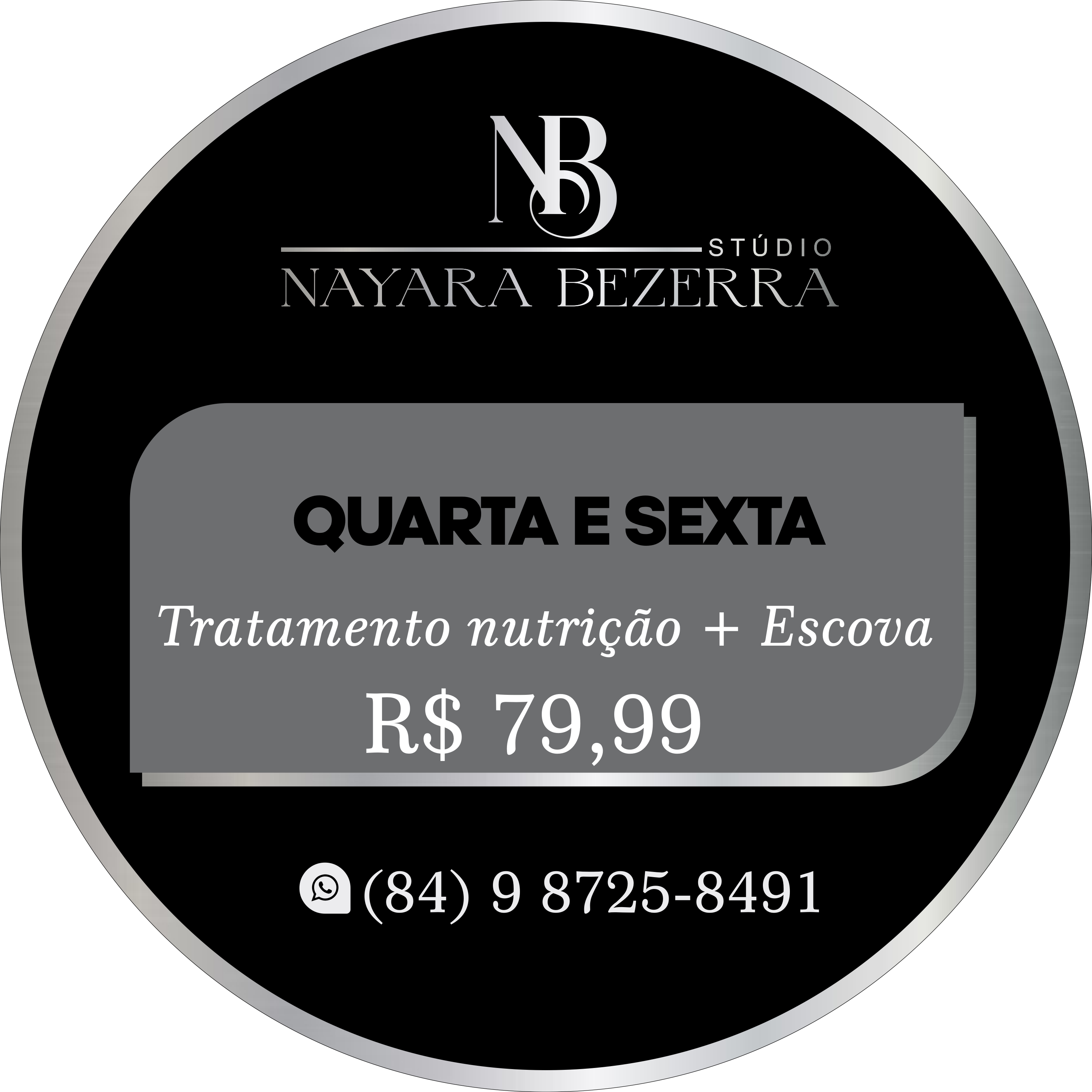 Promoção: TRATAMENTO NUTRIÇÃO + ESCOVA 