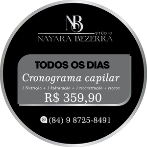 oferta CRONOGRAMA CAPILAR  da empresa Studio Nayara Bezerra Natal