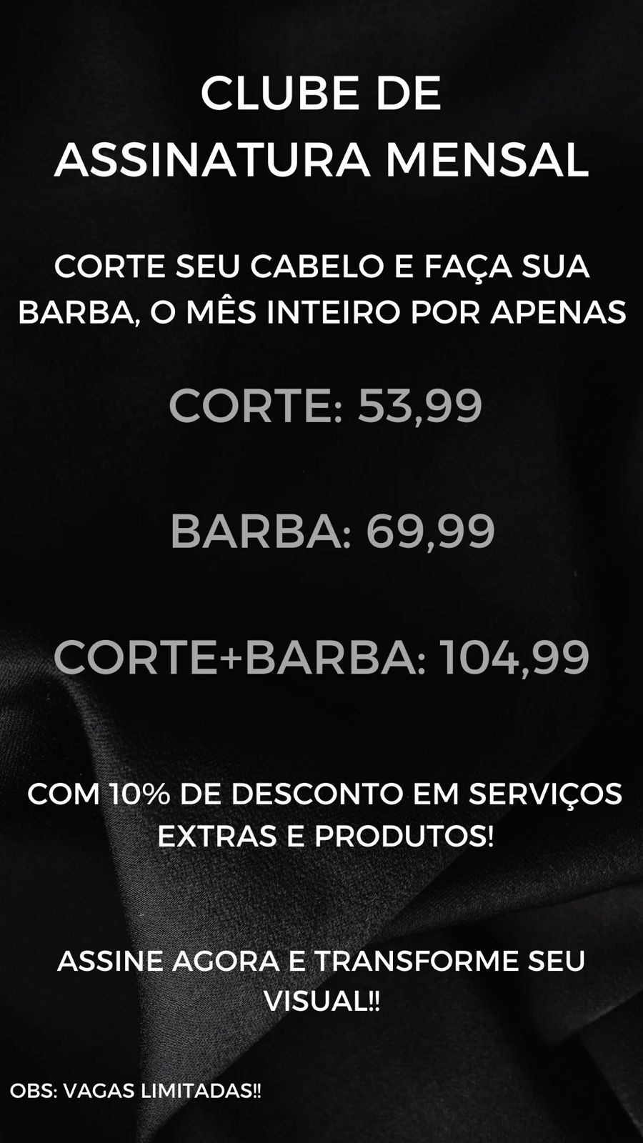 Promoção: PLANO COM ASSINATURA MENSAL