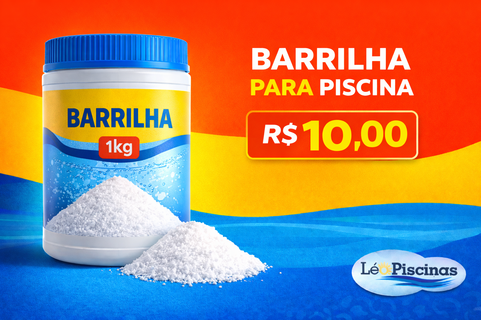 oferta Barrilha 1Kg da empresa Léo Piscinas