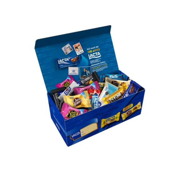 oferta Caixa de chocolate lacta da empresa Drica Bomboniere & Embalagens