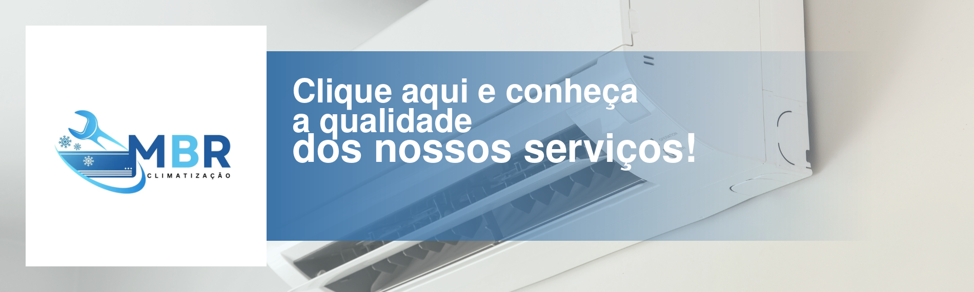 banner da empresa MBR Climatização