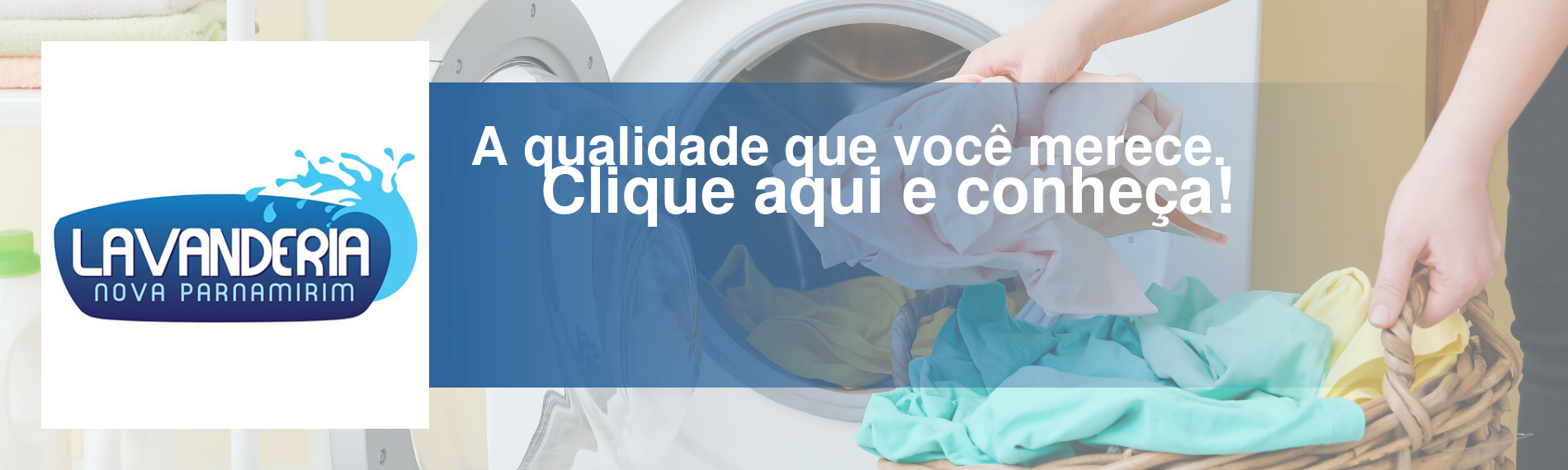 banner da empresa Lavanderia Nova Parnamirim