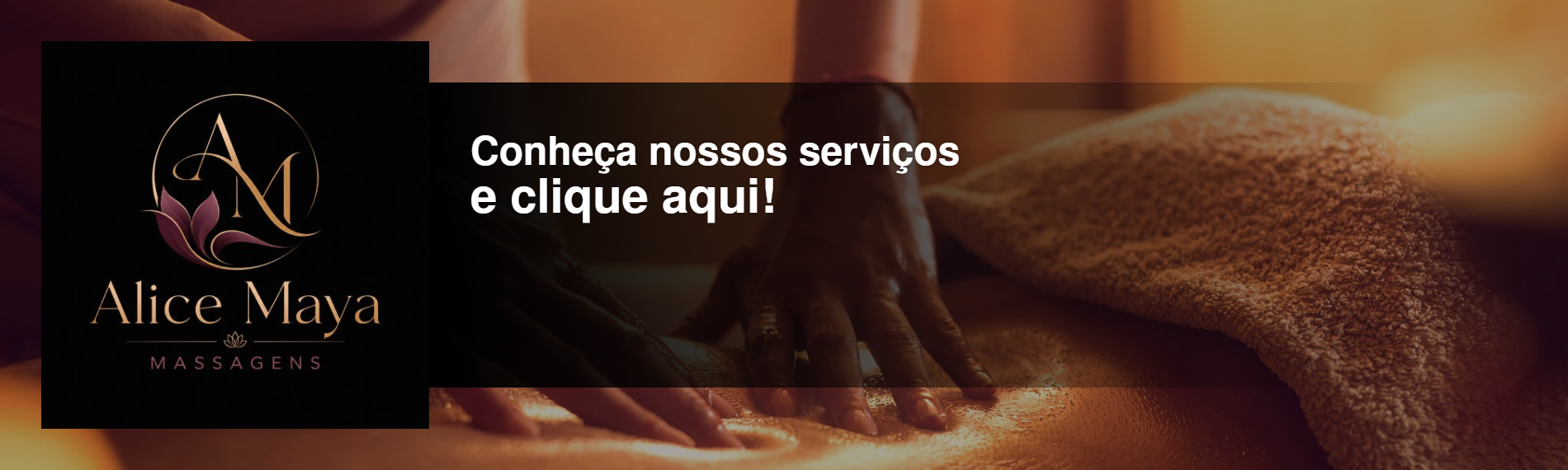 banner da empresa Alice Maya Massagem