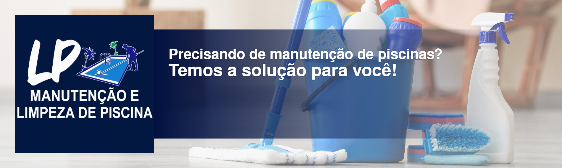 banner da empresa LP Piscinas - Manutenção e Limpeza