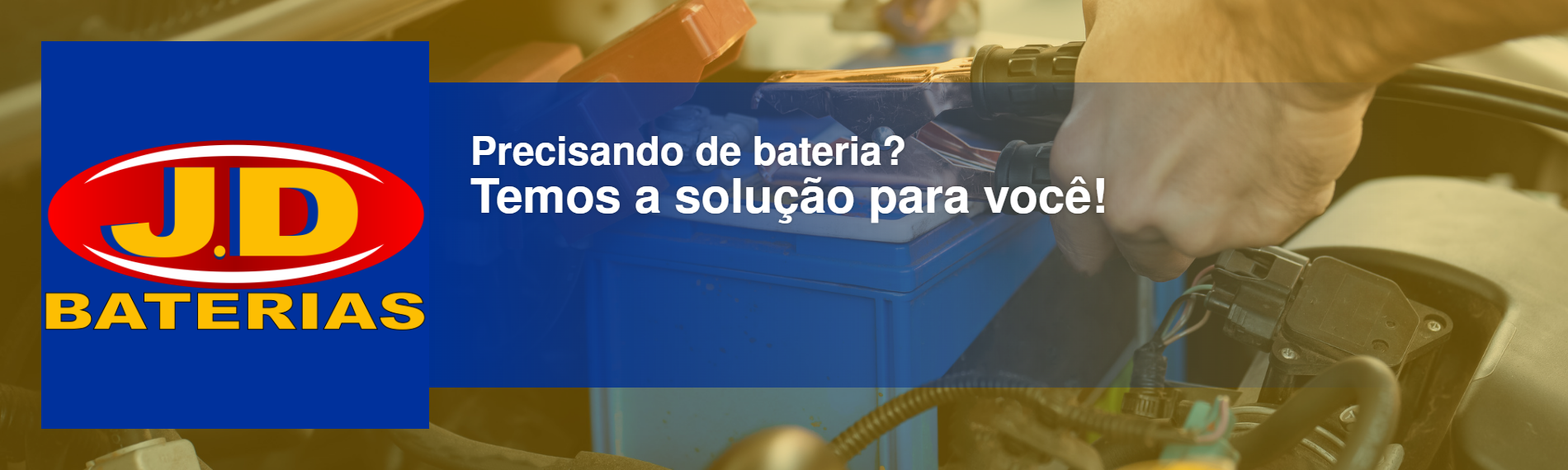 banner da empresa JD Baterias - Nossa Senhora de Nazaré