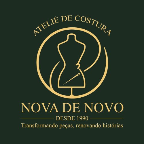 Logomarca da empresa Nova de Novo Ateliê de Costura