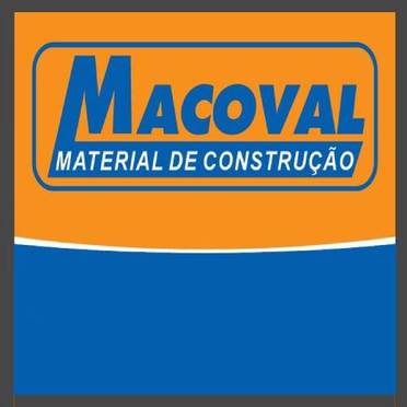 Logotipo da Empresa Macoval Material de Construção