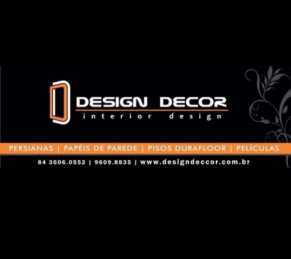 Logotipo da Empresa Design Decor Cortinas e Persianas