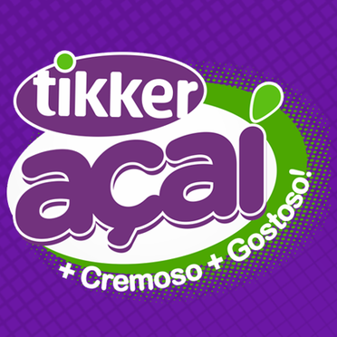 Logotipo da Empresa Tikker Açaí