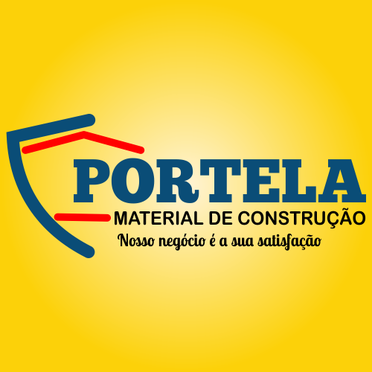 Logotipo da Empresa Portela Material de Construção